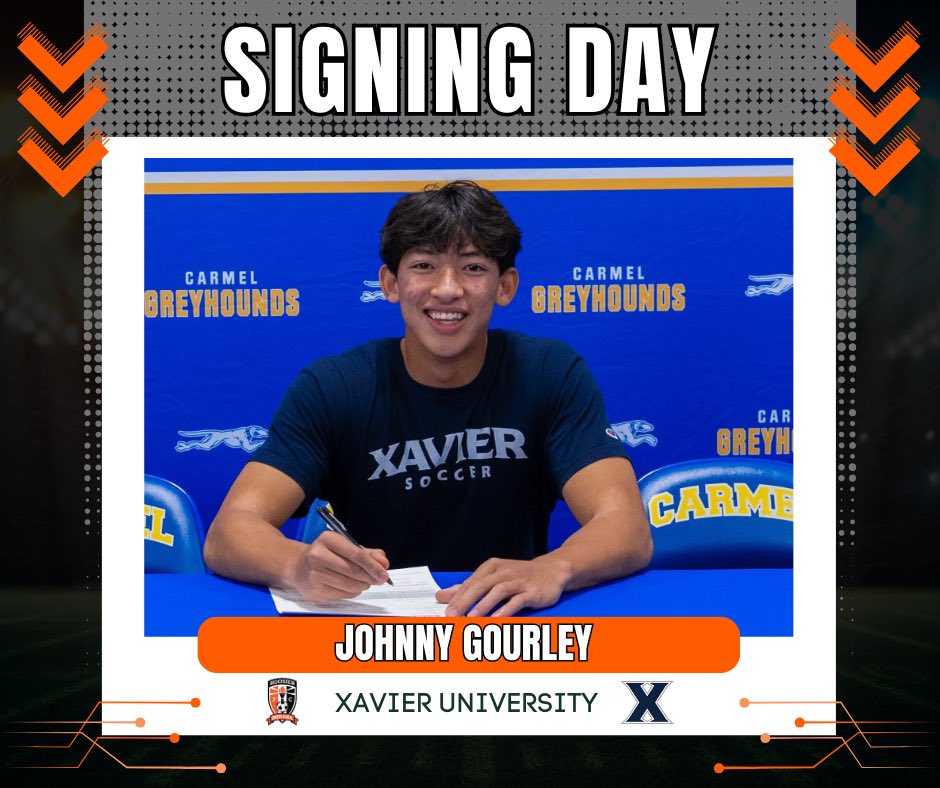Johnny Gourley, developed at Hoosier FC and current member of Hoosier Premier Academy U19’s, signed to continue his soccer career to play at Xavier University.

We know that you are going to achieve great things and represent Hoosier FC well! We wish you nothing but the best!
