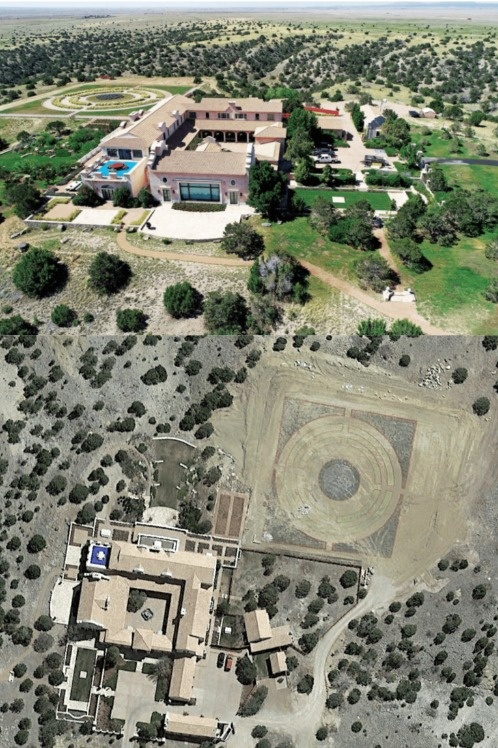 iluminatibot's tweet image. Jeffrey Epstein had a massive ranch where young girls were flown in. This was where he had his baby making factory. Baby factories are used for breeding undocumented children used for sex and organ harvesting as well as satanic rituals.

It even had a private runway for his plane