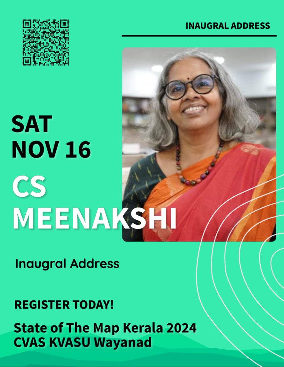 MapKerala (@mapkerala) on Twitter photo #SotMKerala24 Opening Ceremony: Inauguration
CS Meenakshi
ഇന്ത്യൻ ഭൂപടനിർമ്മാണത്തിന്റെ വിസ്മയചരിത്രം
(The Amazing History of Indian Cartography)
#OpenStreetMap <a href="/sotm/">State of the Map</a>
#OSMKerala <a href="/opendatakerala/">OpenDataKerala</a>
<a href="/osm_in/">OpenStreetMap India</a>
<a href="/Sahya_org/">Sahya Foundation</a>
<a href="/geominds/">Geominds</a> #SotMKerala24 Opening Ceremony: Inauguration
CS Meenakshi
ഇന്ത്യൻ ഭൂപടനിർമ്മാണത്തിന്റെ വിസ്മയചരിത്രം
(The Amazing History of Indian Cartography)
#OpenStreetMap <a href="/sotm/">State of the Map</a>
#OSMKerala <a href="/opendatakerala/">OpenDataKerala</a>
<a href="/osm_in/">OpenStreetMap India</a>
<a href="/Sahya_org/">Sahya Foundation</a>
<a href="/geominds/">Geominds</a>
