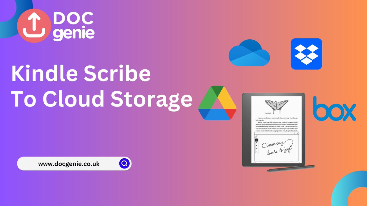 docgenieuk's tweet photo. Tired of the hassle of sharing #KindleScribe notebooks? 📚✨

With Doc Genie, sync your notes directly to Google Drive, OneDrive, or Dropbox in seconds! ✅ Automated cloud sync ✅ Web-to-PDF conversion ✅ Free to use
Upgrade your workflow today: https://t.co/2MONsa0lbg 🚀 https://t.co/2MxNG1v1iL
