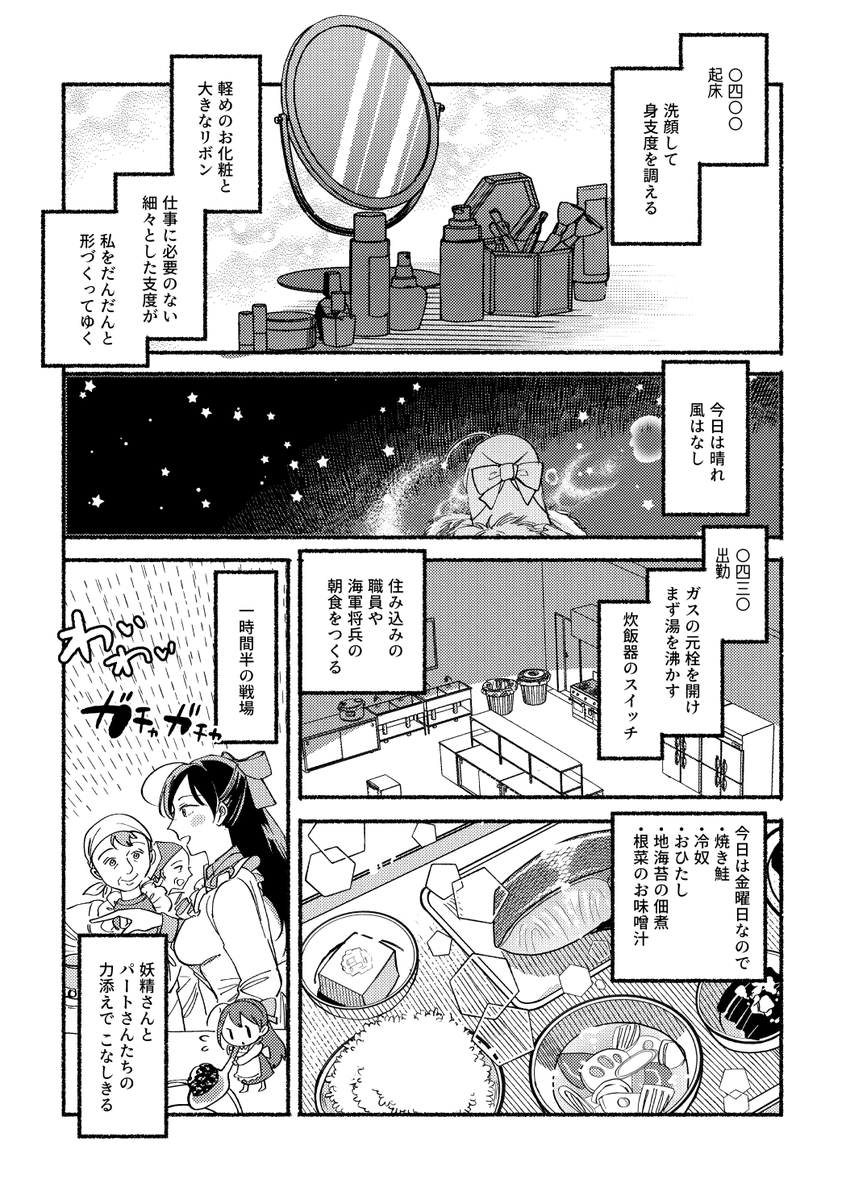 秘書艦 間宮さんの1日✨ 