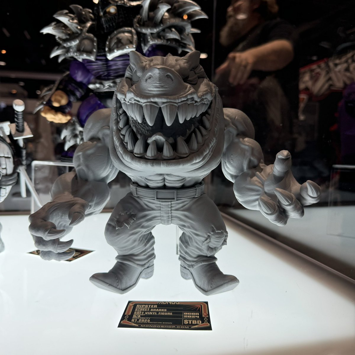 InPursuitofToys's tweet photo. JAWSOME! Mondo Street Sharks RIPSTER soft vinyl figure!
#mondo #designercon #designercon2024 #streetsharks #streetsharkstoys #jawsome #actionfigures #toynews #toycollector #toycommunity https://t.co/AOySpIAyF2