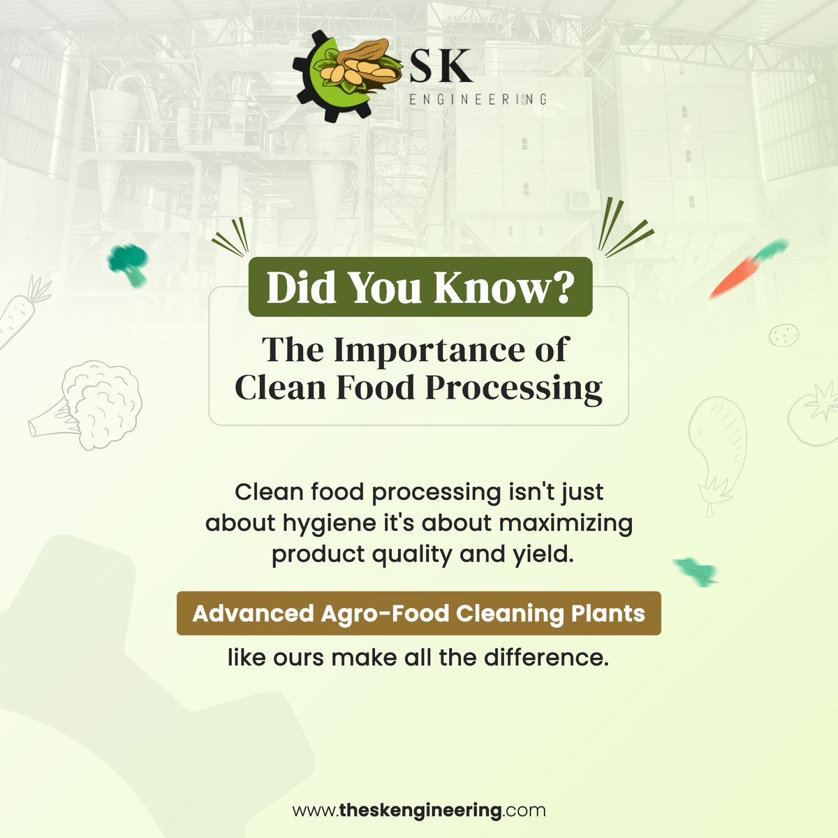 sk__engineering's tweet image. Behind every great meal is clean processing! 

🌐 Stay Tuned @ theskengineering.com
📞 Call Us @ +91 95576 18775

#CleanFoodProcessing #FoodQuality #EfficiencyEngineered #InnovativeSolutions #AgroFoodCleaningPlants #Machinery #FoodProcessing #Manufacturer #SKEngineering