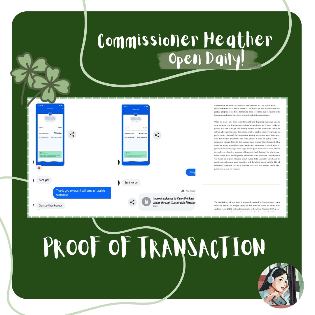 ── .✦ Secured Commissions

જ⁀➴ #commissionerheather_proofs

Do not hesitate to reach out!!! 

.𖥔 ݁ ˖ I am always open for rush &amp; non-rush commissions. Don't hesitate to reach out! 🍀