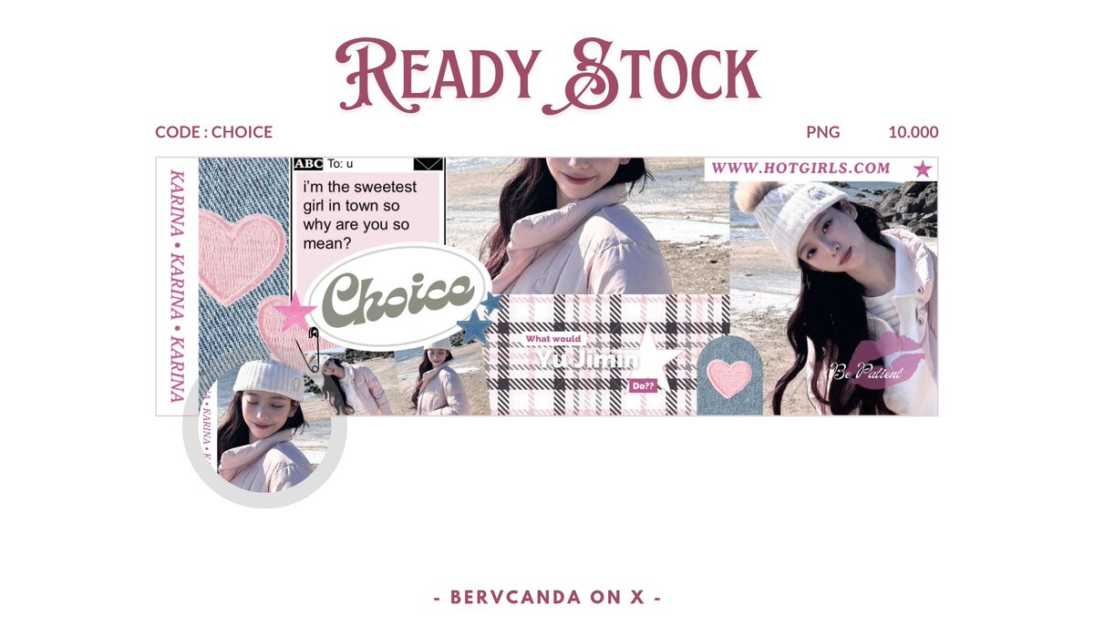 help repostt? makasihhh <3
alooo aku bawa 2 layout ready stock karina nya niee, free retext juga iaaa, bisa jemput karina nya di dm aku sekarang timakasiii
#zonauang