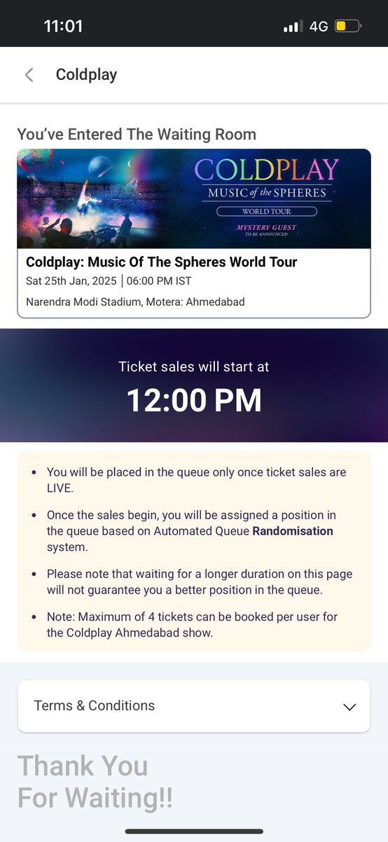 rag_melody's tweet photo. Let the hunger games begin #Coldplay https://t.co/tyX4511EcX