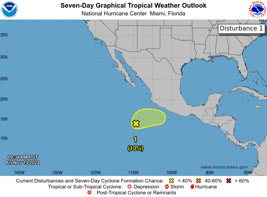 LimWeather's tweet photo. D186 EPAC #HurricaneSeason2024 1am EST
New AOI nearing #Mexico has 10% chance to become a TC in 2 and 7 days; interests there are advised to monitor its progress 
Next invest no:#Invest94E
next name:#Miramar #Wxtwitter #Wxx #tropicswx #Hurricaneseason #EP94 #94E https://t.co/dQmGP5Sjcj