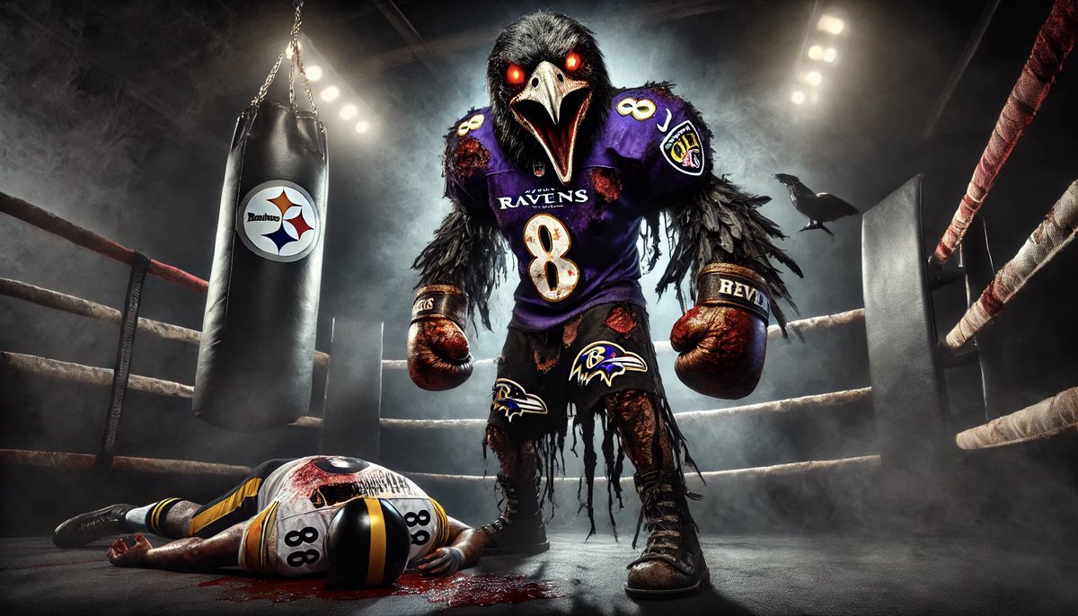 LiveRavenNation's tweet photo. Now…the real fight starts on Sunday. 🤫😈 https://t.co/EJOXMjkQpN