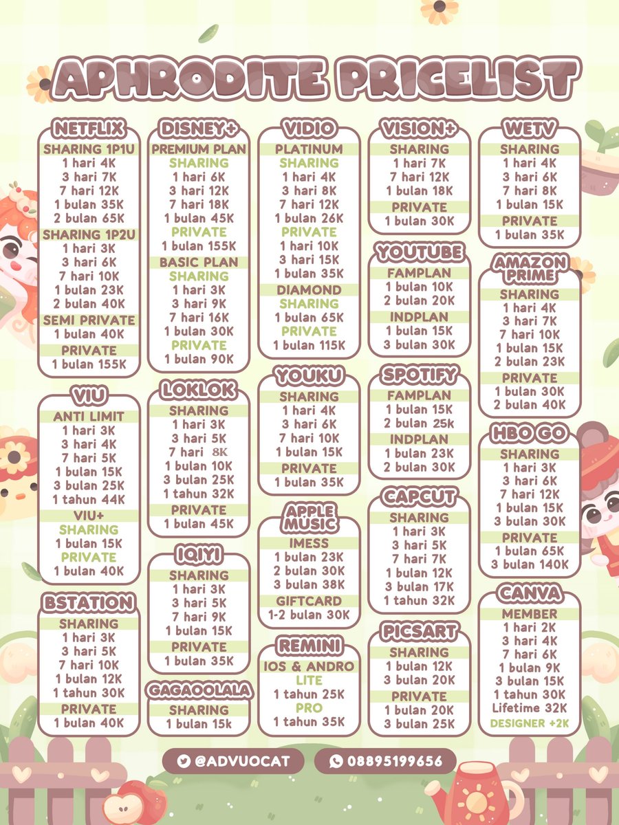 (🧚🏻‍♀️) halo weekend gini enaknya nonton film! yuk jajan di aku 🥰

🍤 fast respon and fast proses 
🍤 bergaransi 💯
🍤 trustworthy 🌟🌟🌟🌟🌟 

testi 🍡 : s.id/aphrodite-proof 
contact 🥨 : s.id/Aphrodite-WA 
or dm 🥨 : @advuocat
t. #zonauang