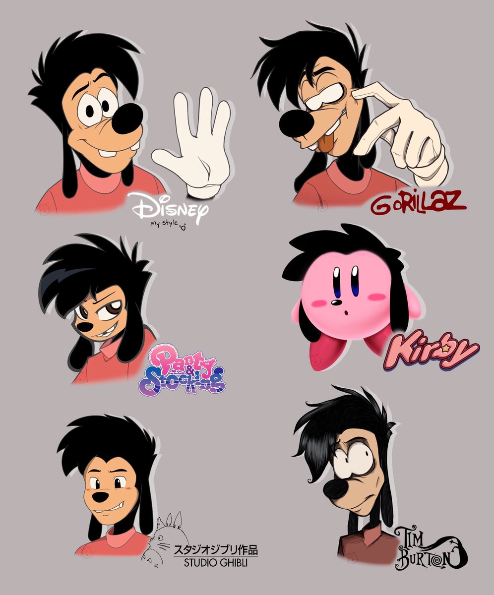 BlxeJxstice's tweet photo. “Draw Your Oc in Different Styles” but Max!
<I tried…>
#maxgoof #maxgooffanart #AnExtremelyGoofyMovie #Disney #Gorillaz #pantyandstocking #kirby #studioghibli #TimBurton https://t.co/HoxLiX9D1e