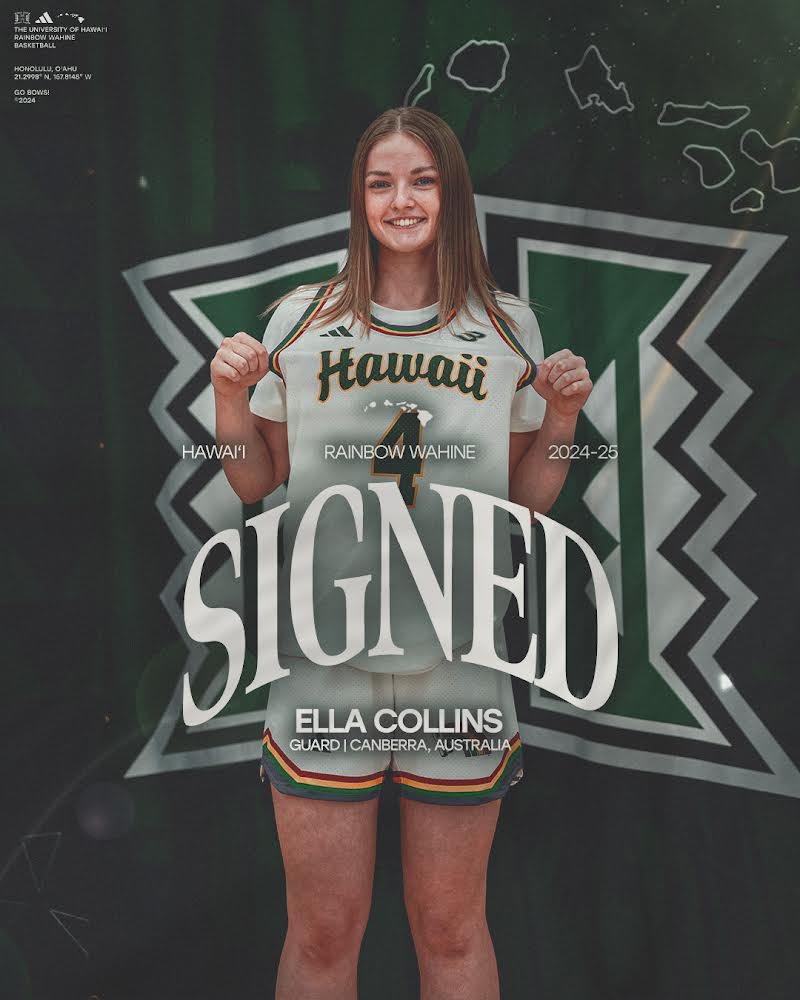 Welcome to the ‘Ohana Ella! 💚🌈 #GoBows #SISTAHHOOD