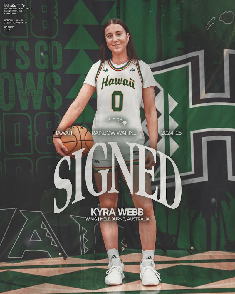 Welcome to the ‘Ohana Kyra! 💚🌈 #GoBows #SISTAHHOOD