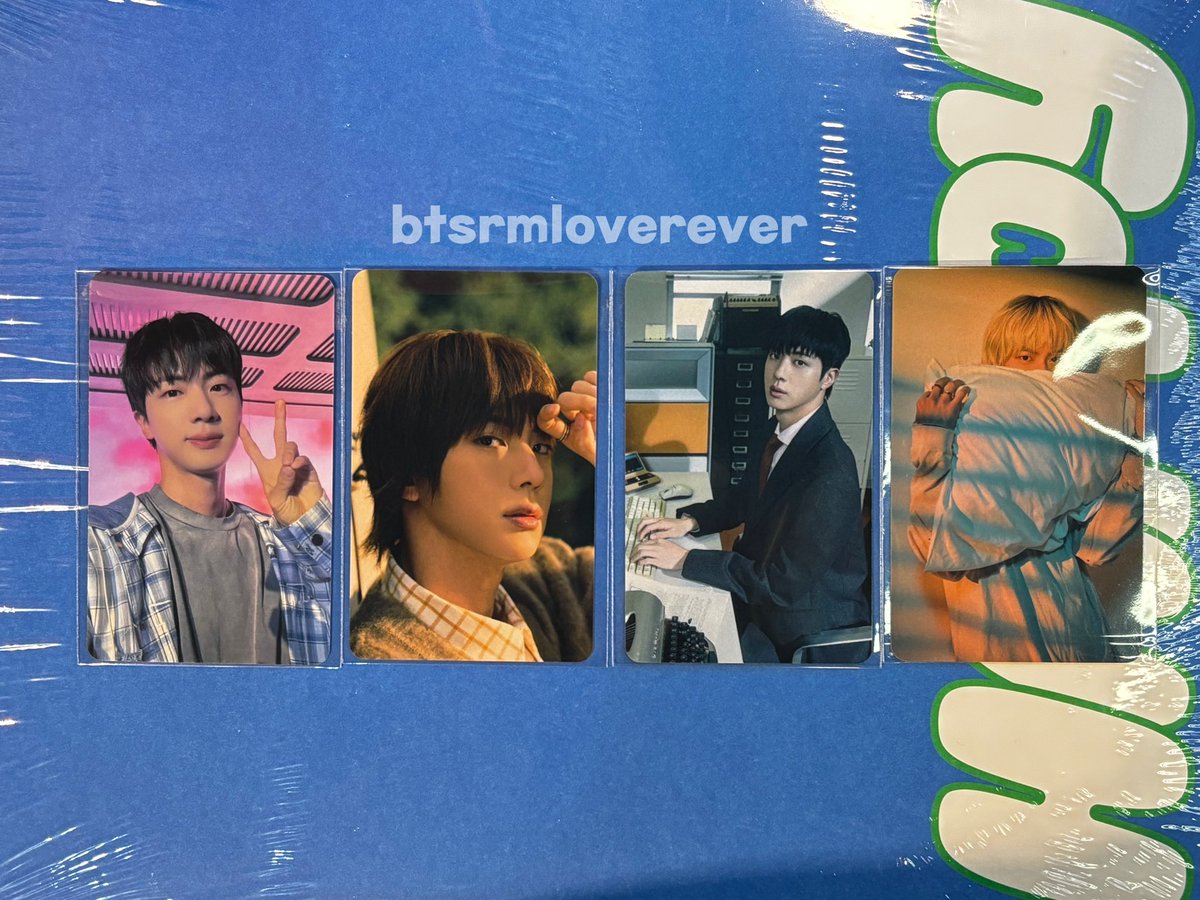 JIN - HAPPY Korean Lucky Draw PCs ✓ Musicart 📸 cr. @btsrmloverever