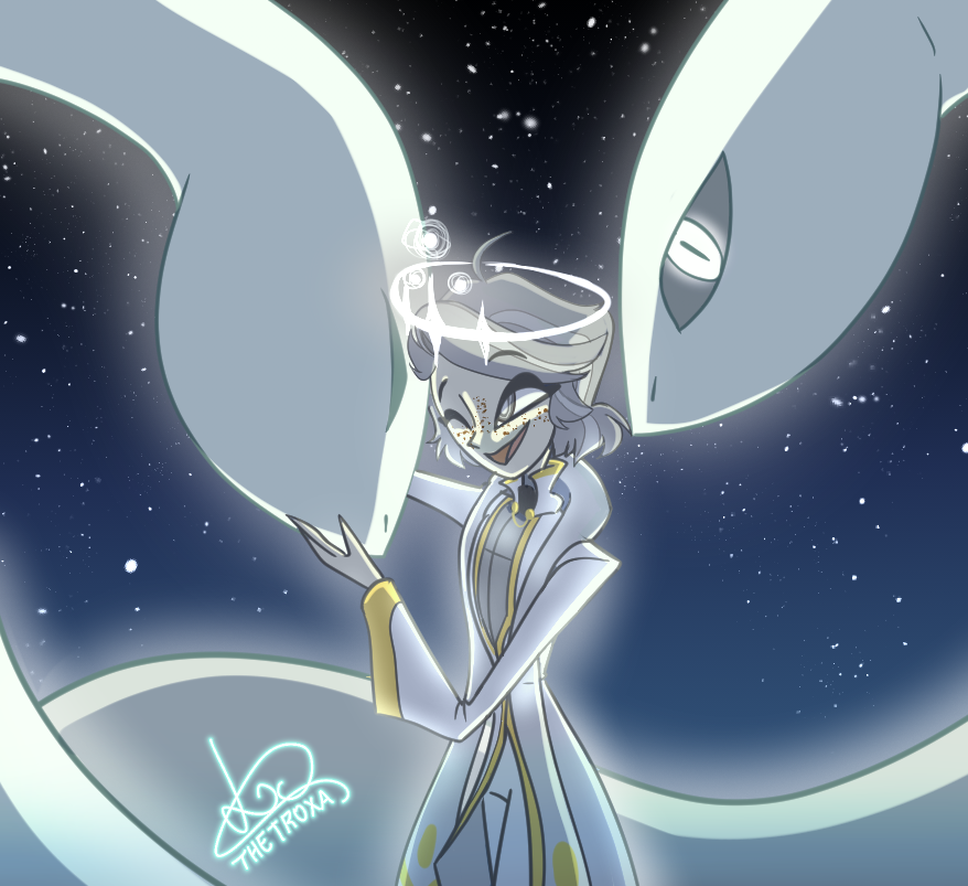 The_Troxa_'s tweet photo. Another quick doodle of my boi Raphael and his snakes.

Fun fact: in this au, the two snakes in Raphael's scepter were given by his siblings as a way of protecting their little brother, but they quickly turned into his noodle friends <3 https://t.co/HgLDRoADvN