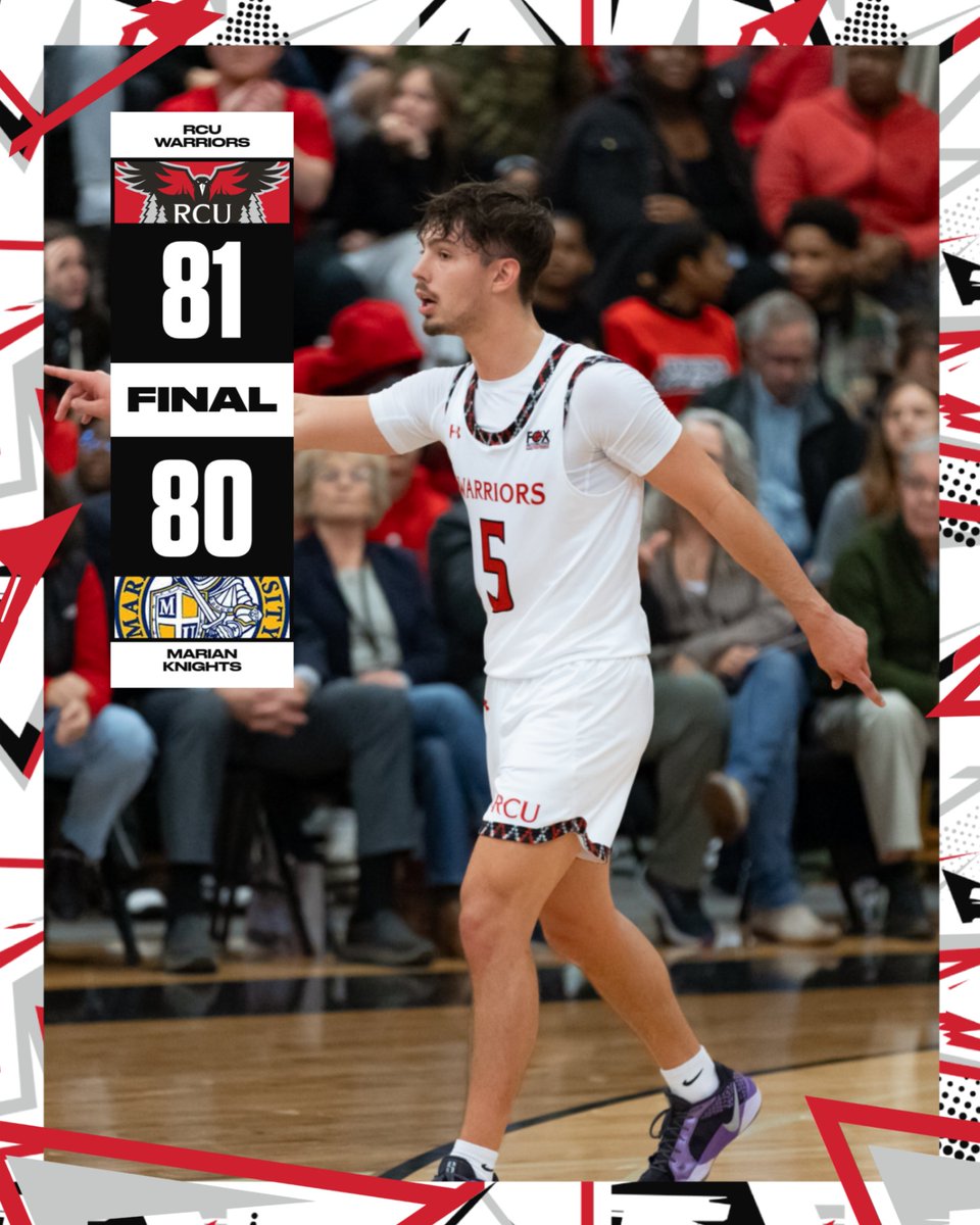 RCU advances to 4-0 with the overtime win over Marian. Brody Parker led the scoring with 27 points. White (20) and Walters (10) both also scored in double-figures. RCU returns to Garth Pleasant Arena tomorrow at 1pm to face Mount Vernon Nazarene in Game 2 of the JBA Classic.