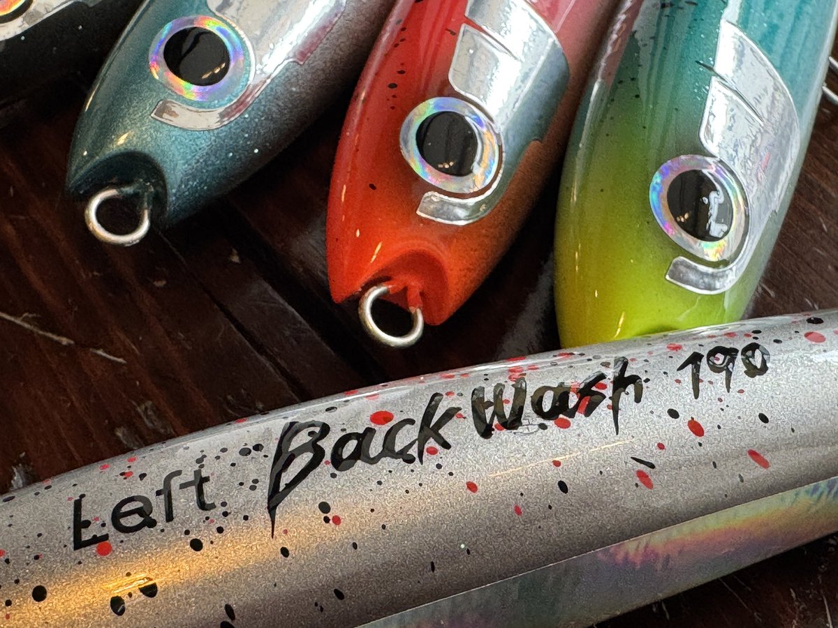 hage_fishing's tweet photo. Left
Back Wash 190
68g+-
hook 6-7.2g
オンラインショップからも ご購入いただけます
https://t.co/nw78KBTXLb
#left #backwash
#hage #fishing #fishingtackle #tokyo https://t.co/8L4qswEC19