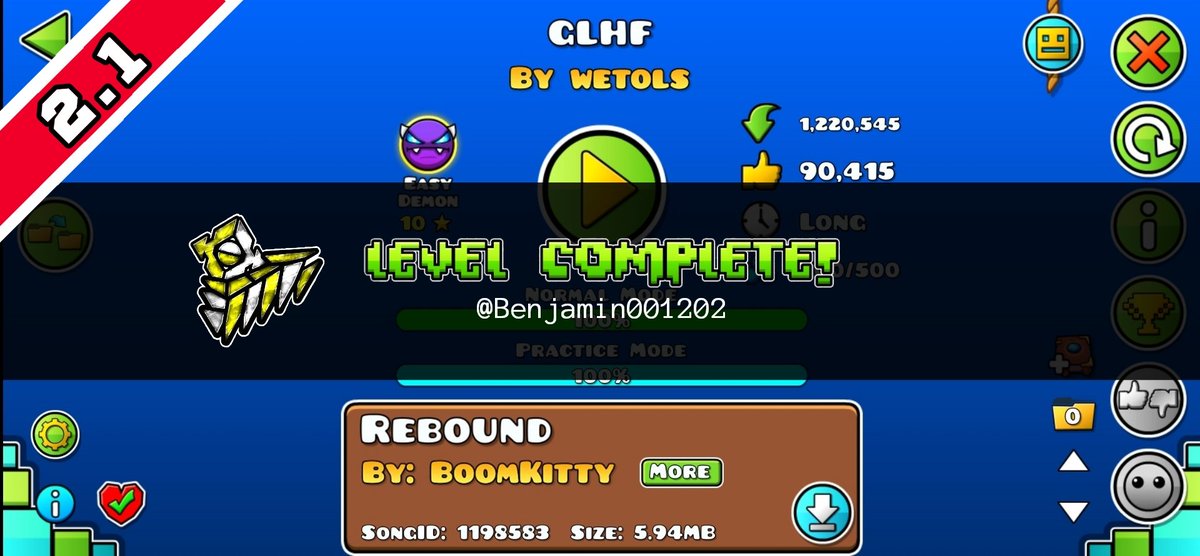 Benjamin001202's tweet photo. ● N°424.     [GD-2.1.2]
● 4 Niveles más completos | 428.
● Vamos por ésos coins🤔...❗️❗️❗️ https://t.co/9nb16En7o6