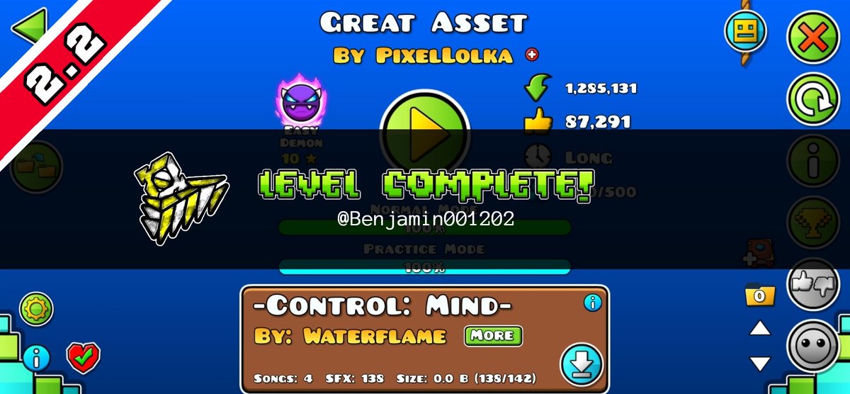 Benjamin001202's tweet photo. ● N°424.     [GD-2.1.2]
● 4 Niveles más completos | 428.
● Vamos por ésos coins🤔...❗️❗️❗️ https://t.co/9nb16En7o6
