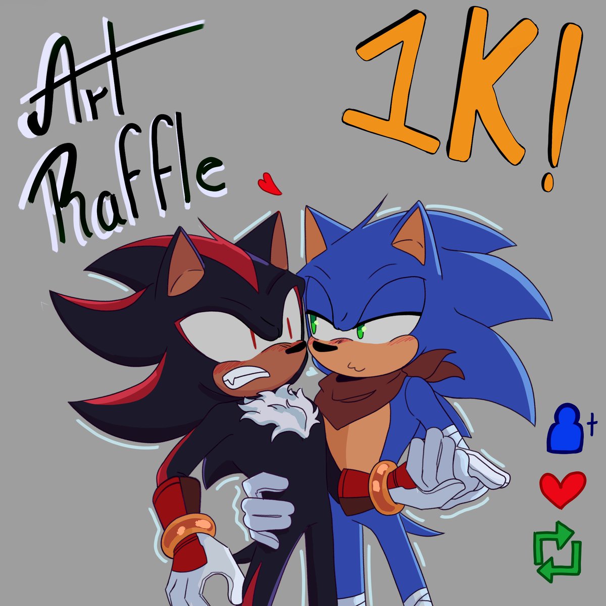 Eliza_chan2912's tweet image. ✨️🖌Art Raffle🎨

To celebrate that we are 1k😊💜🎉 (it's the first time I'm doing this and I'm nervous).

Rules:
-Must be following me
-Like and repost this

#artraffle #SonicTheHedeghog #ShadowTheHedegehog #sonadow