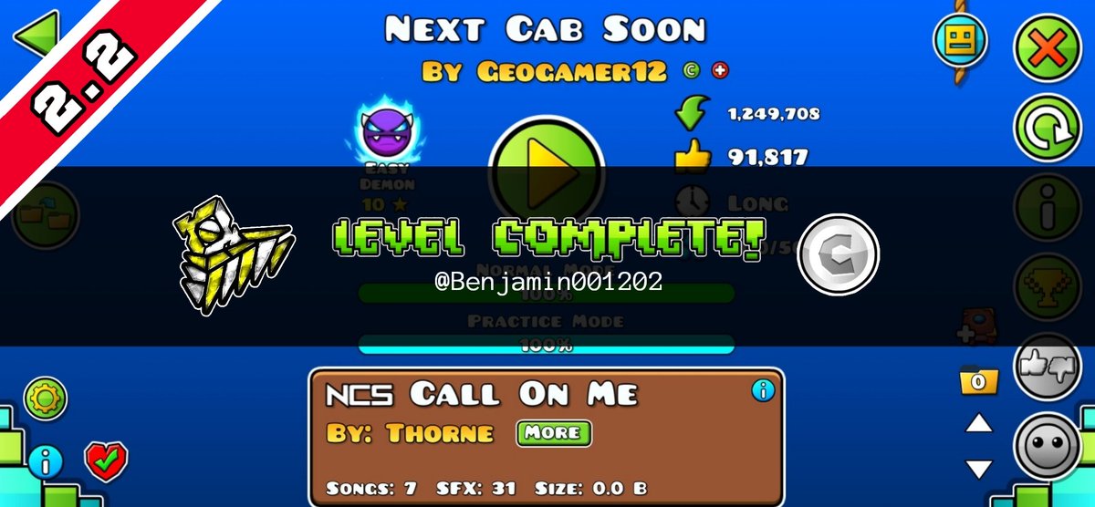 Benjamin001202's tweet photo. ● N°428.     [GD-2.2]
● 4 Niveles más completos | 432.
● Vamos por ésos coins...🥇🥈🥉 https://t.co/3S7SEuy05e