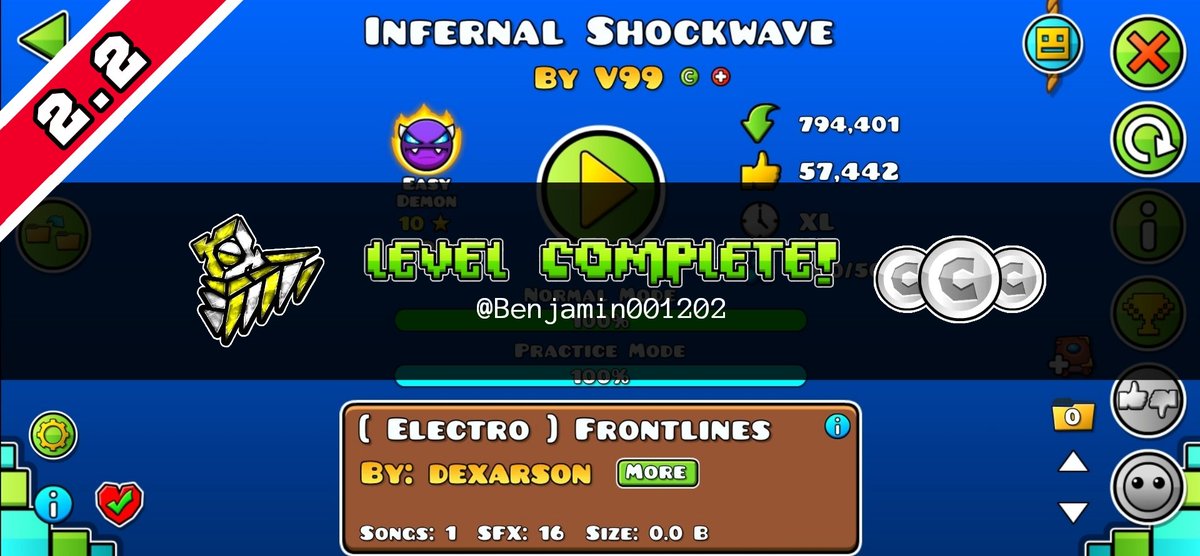 Benjamin001202's tweet photo. ● N°432.     [GD-2.2]
● 4 Niveles más completos | 436.
● Vamos por ésos coins...🥇🥈🥉 https://t.co/AXVUJ4wvIv