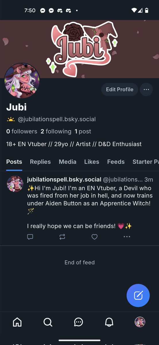 JubilationSpell's tweet photo. Find me here now 🦋💙
Will maybe post updates and alerts here still for awhile https://t.co/YiTFhwA2Za