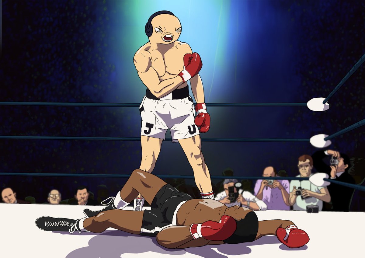 Fight Night! Someone's ear better be missing by the end or I want my money back. #TysonPaul #JU