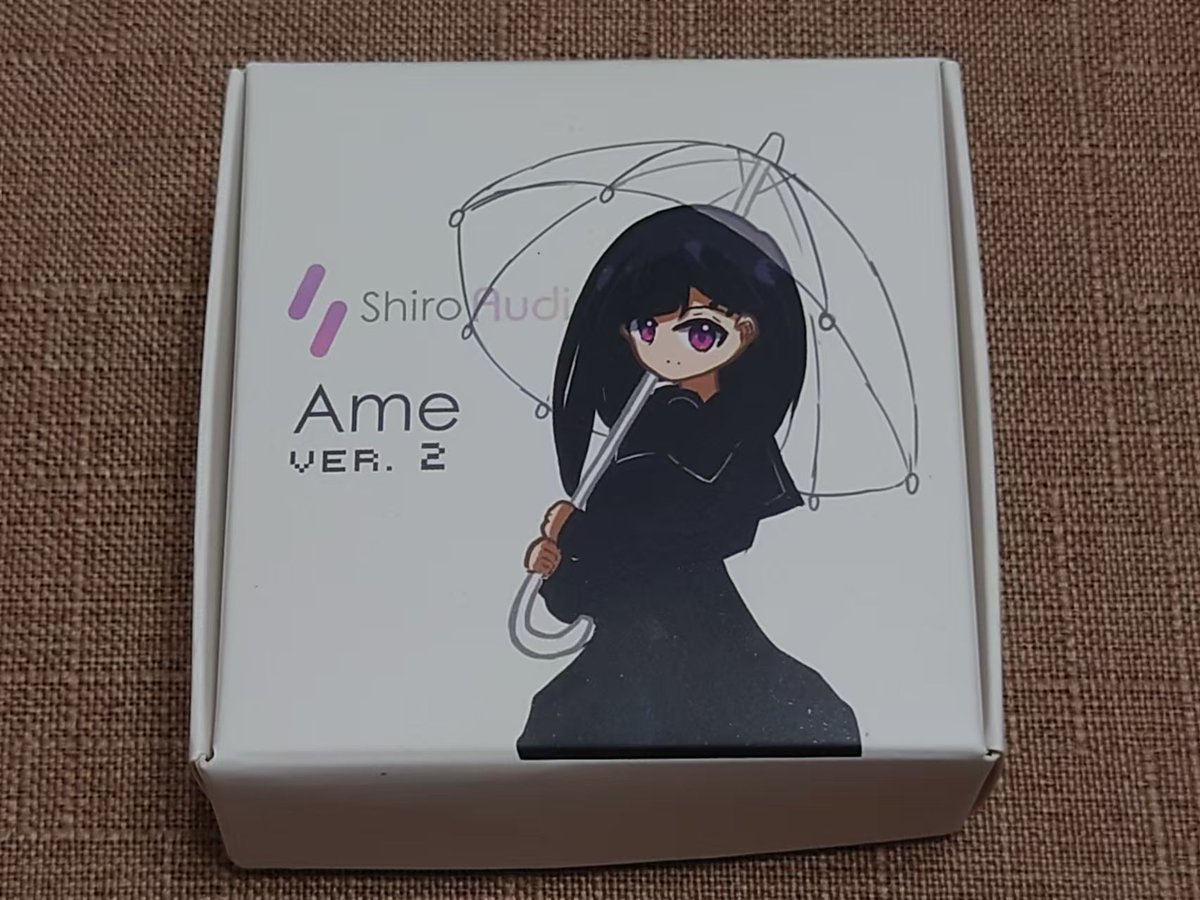 イヤホン SIRO AUDIO AME Ver.2 MNG 昨日着弾の品1個目 Shiro Audio Ame ver.2 20歳ぐらいの若者が作っ