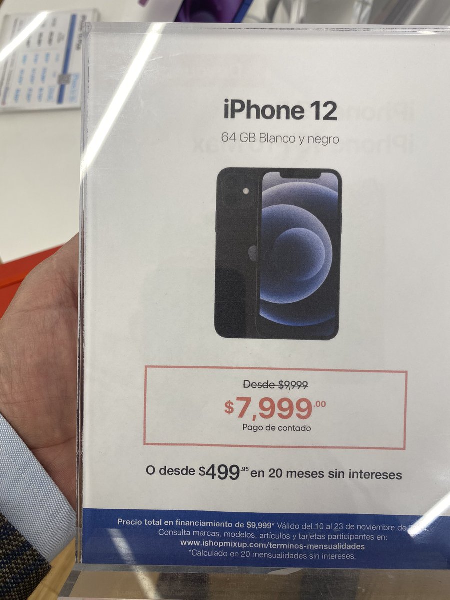 lgmc73's tweet photo. @AppleMxico sin respetar las promociones y cambiando precios @Profeco https://t.co/dfWvXU1BBs