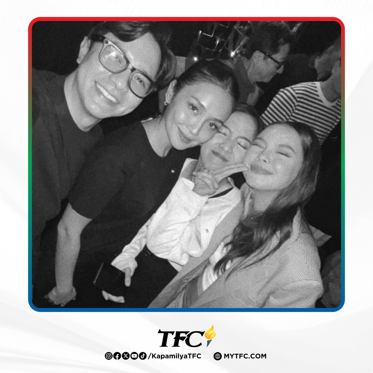 SPOTTED: Kathryn Bernardo and Alden Richards are joined by Alden's sisters, Angel and Riza, at the #HelloLoveAgain afterparty on November 13.

📸 angel.fau1kerson and rmcfaulkerson/Instagram

#KathrynBernardo #AldenRichards #HelloLoveAgain #HelloLoveGoodbye