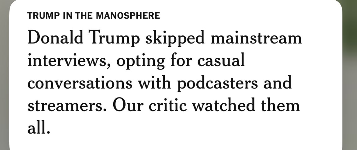 devilhorns1222's tweet photo. @DougJBalloon “Trump in the manosphere” https://t.co/A8CisLtZ4v