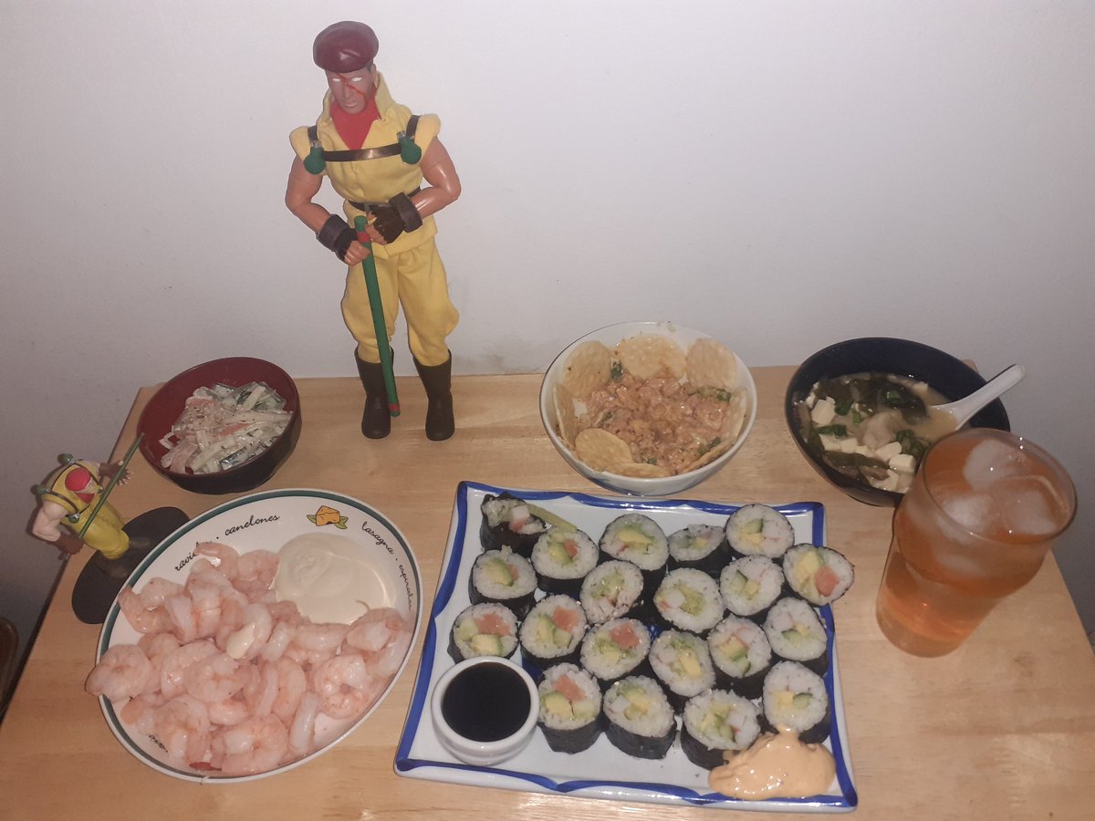 ameboid32's tweet photo. A joyful homemade meal for Rolento's birthday!!!🥳 November 15th  #streetfighter #rolento #finalfight #ストリートファイター #ロレント #ファイナルファイト https://t.co/E5xvWSq5lx