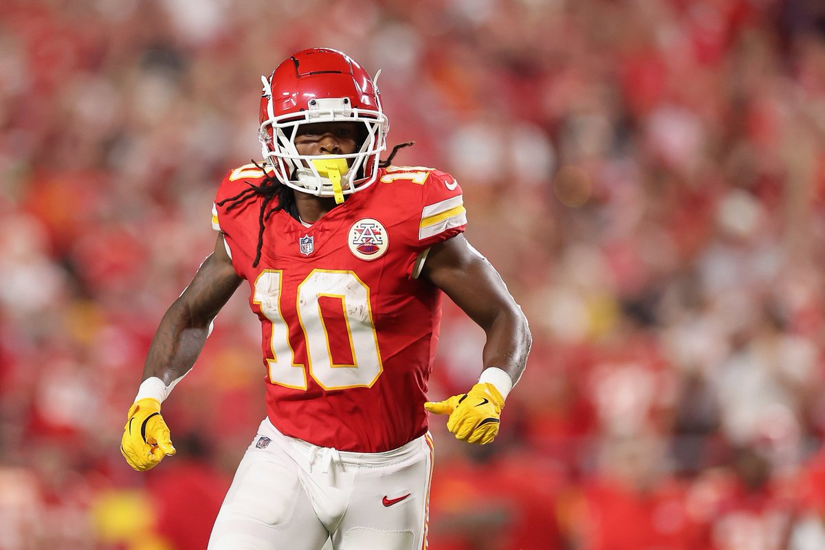 AdamSchefter's tweet photo. Players ruled out for Sunday include Alex Highsmith, Arthur Maulet, Tank Bigsby, Trevor Lawrence, Sam LaPorta, Brodric Martin, Emmanuel Moseley, Harrison Bryant, Nate Hobbs, Kendall Fuller, Neville Gallimore, Rob Havenstein, L’Jarius Sneed, Michael Hall, Jamaal Williams, MarShawn Lloyd, Jordan Morgan, Teven Jenkins, Bernhard Raimann, C.J. Mosley, Tyron Smith, Dee Alford, Troy Andersen, Charles Omenihu, Isiah Pacheco (pictured), Keon Coleman, Dalton Kincaid, Matt Milano, Mike Hughes, Charlie Woerner, Josh Reynolds, Drew Sanders, Noah Fant, Charvarius Ward, Mitch Wishnowsky, Charlie Jones.