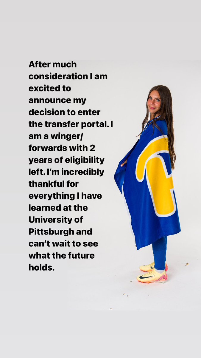 I am looking forward to speaking with programs starting Monday! 
#TransferPortal #p4transfer #accsoccer #transfer