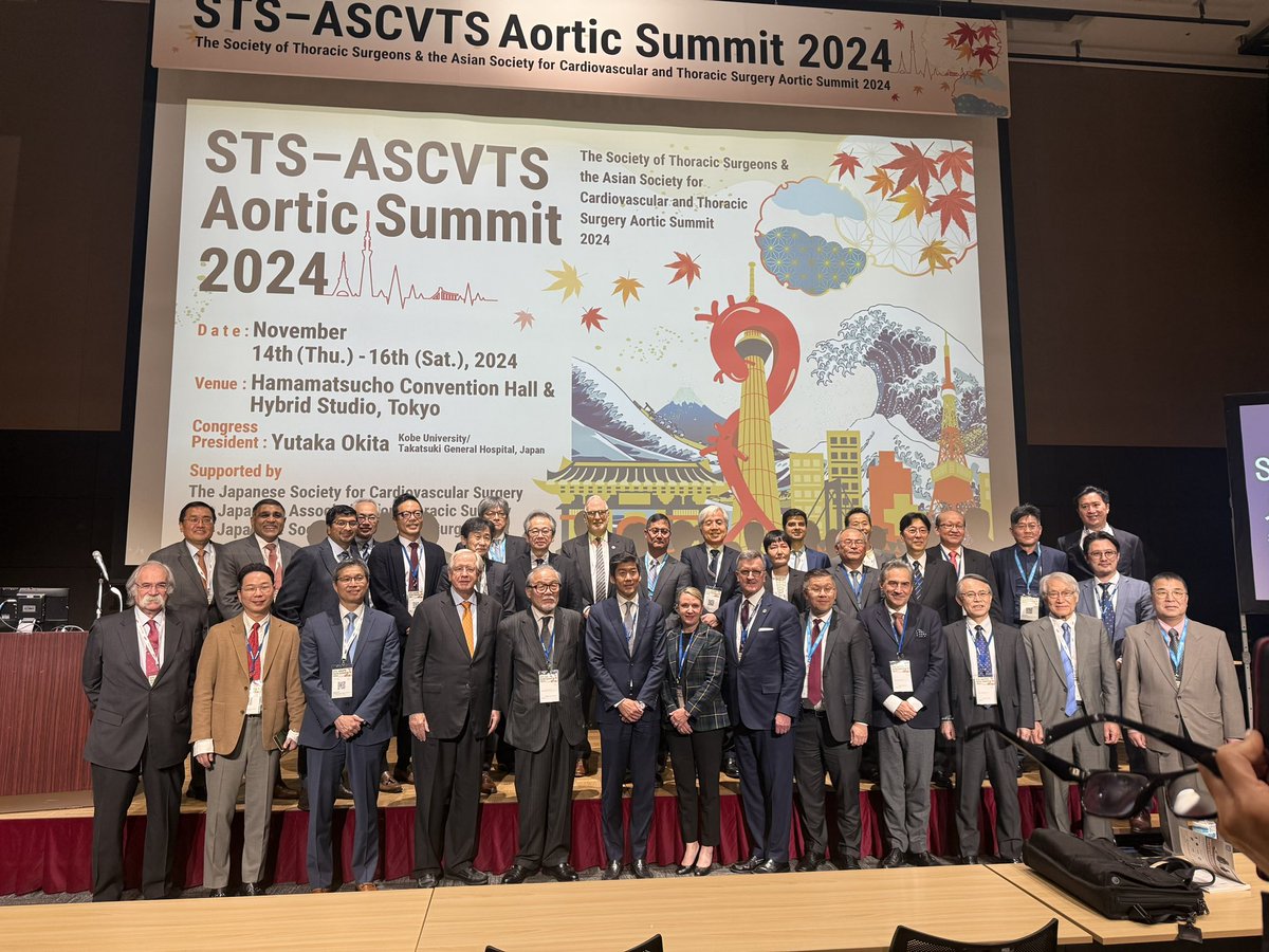 Honored to be part of #OkitaAortic at STA-ASCVTS #Tokyo #aortaEd