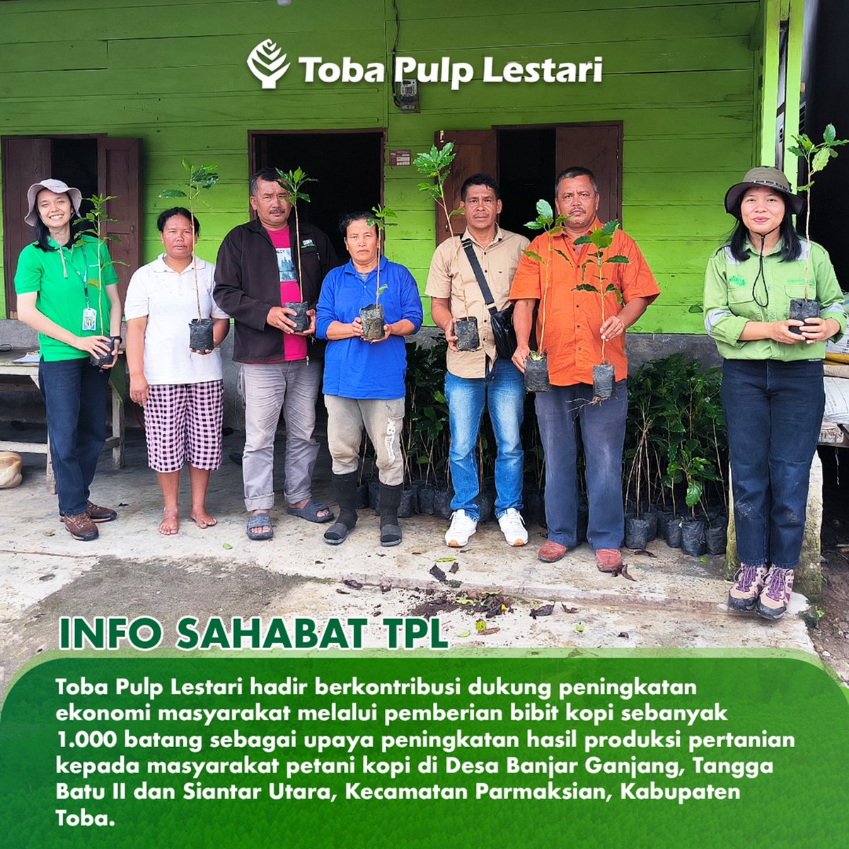 tobapulp_id's tweet photo. Selamat berakhir pekan, Sahabat!
Toba Pulp Lestari ingin membagikan informasi mengenai kegiatan yang dilakukan sepekan ini.
#TobaPulpLestari
#TPL
#LifeatTobaPulpLestari
#GoodForCommunity
#GoodForCountry
#InfoSahabatTPL
#TPLHadirBerkontribusi https://t.co/sWJKp95yIE