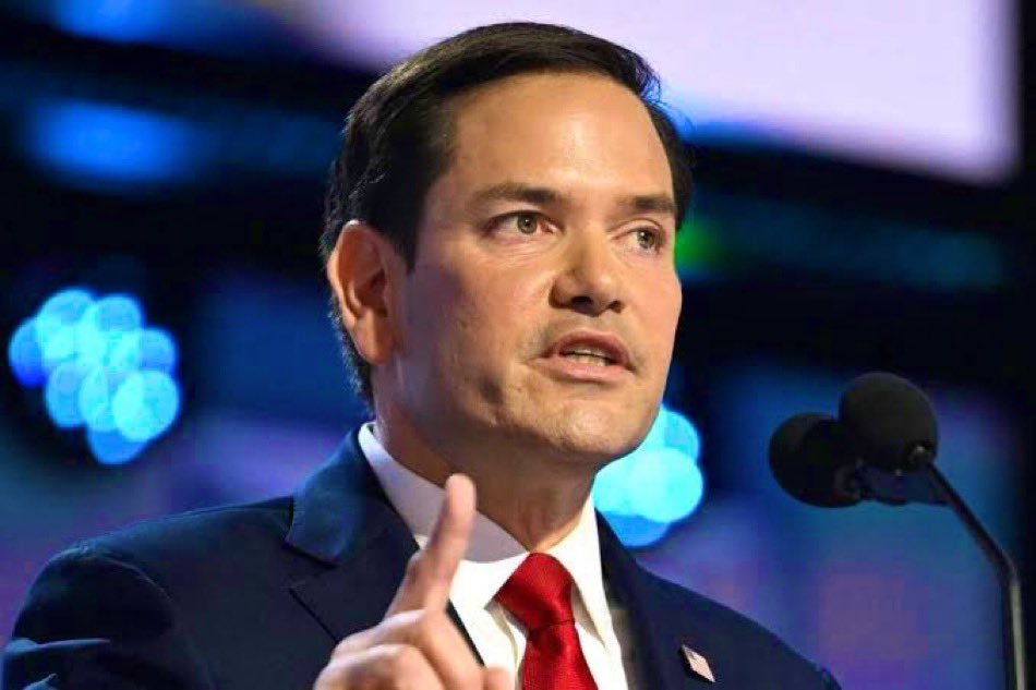 eduardomenoni's tweet photo. 🚨URGENTE: ¡Marco Rubio, Secretario de Estado Estadounidense del gobierno de Trump, dice que al inmigrante que apoye al grupo terrorista Hamas se le cancelará la visa! 🇺🇸 ¿Apoyas esta CONTUNDENTE MEDIDA? https://t.co/BB7mJmIiDc
