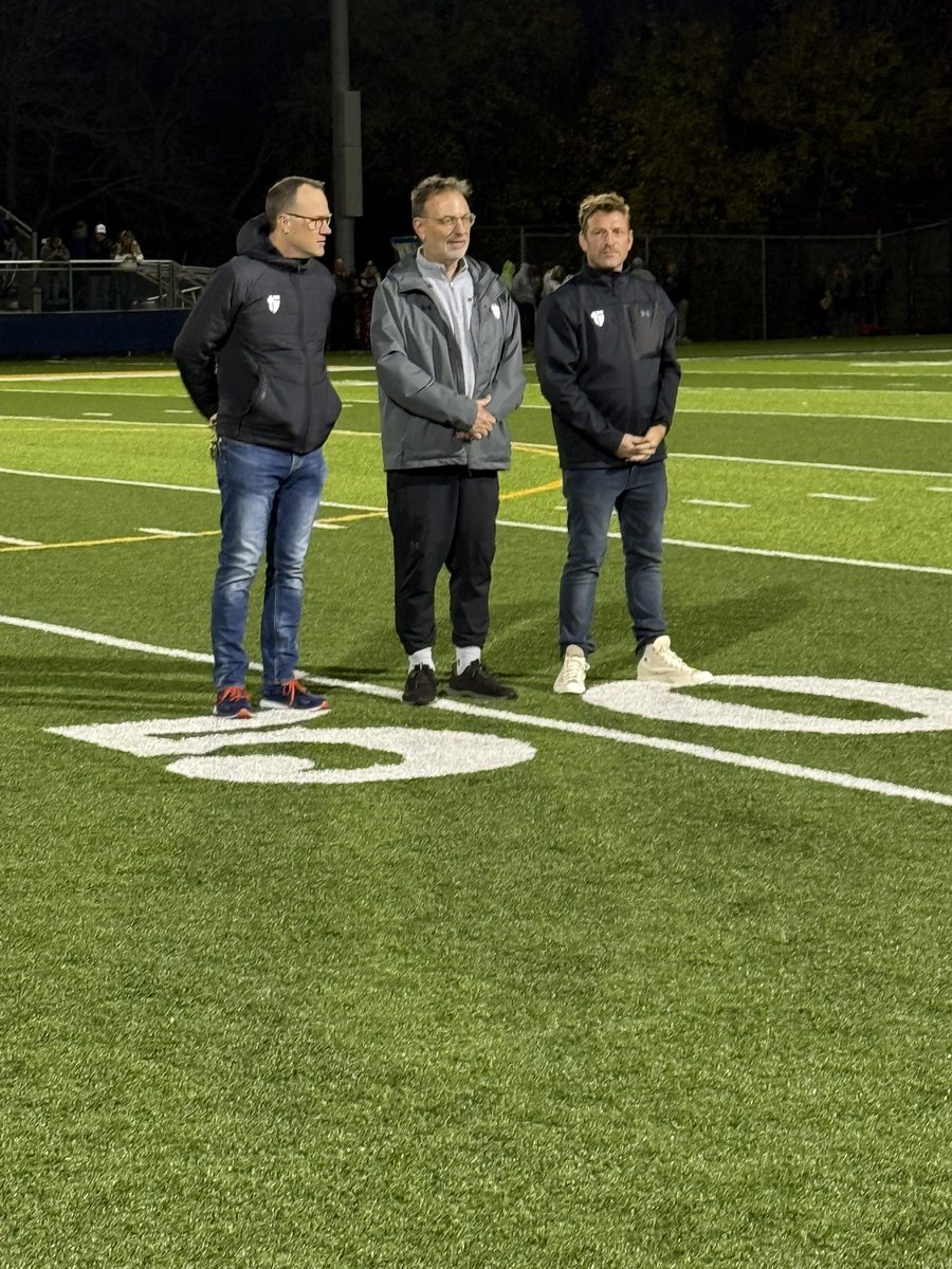 Recognizing Craig Ewing after 37 years of coaching Saint Thomas Aquinas Soccer. Congrats Coach Ewing!