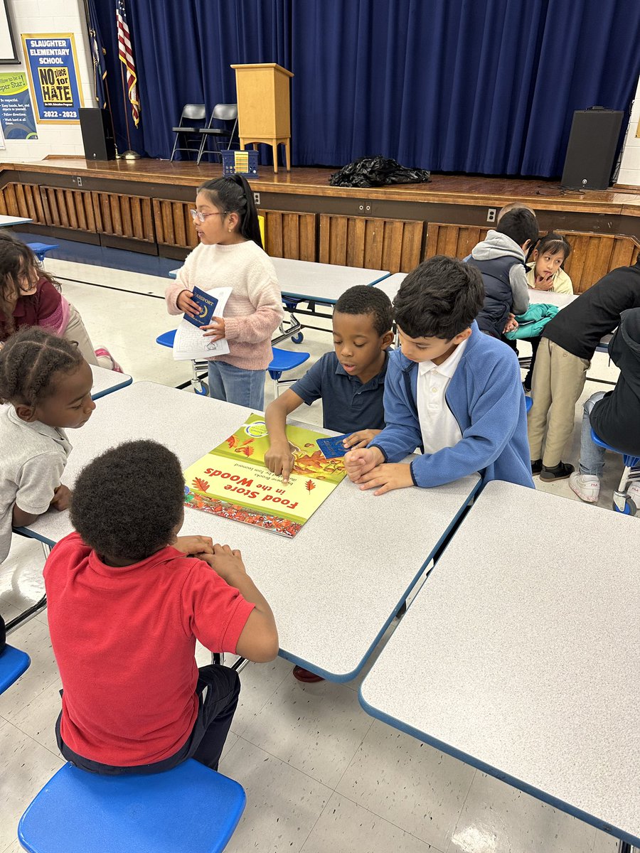 Creating mentors through reading buddies <a href="/SlaughterElem/">Slaughter Elementary</a> #WeAreJCPS