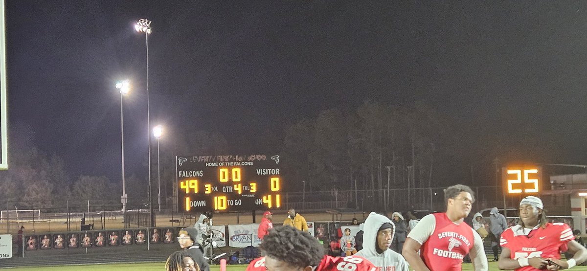 Eric Hall (@coachhall_71st) on Twitter photo Step on that Falcon before the game, may as well gas that bus up to go home early. 71st 49 vs Croatan 0. On to the next round. <a href="/highlight/">highlight</a> <a href="/coachesadvice/">Coach Henry</a> <a href="/CoachKSmitty/">Coach Kel Smith</a> <a href="/Coach_Harris704/">Anthone Harris</a> Step on that Falcon before the game, may as well gas that bus up to go home early. 71st 49 vs Croatan 0. On to the next round. <a href="/highlight/">highlight</a> <a href="/coachesadvice/">Coach Henry</a> <a href="/CoachKSmitty/">Coach Kel Smith</a> <a href="/Coach_Harris704/">Anthone Harris</a>