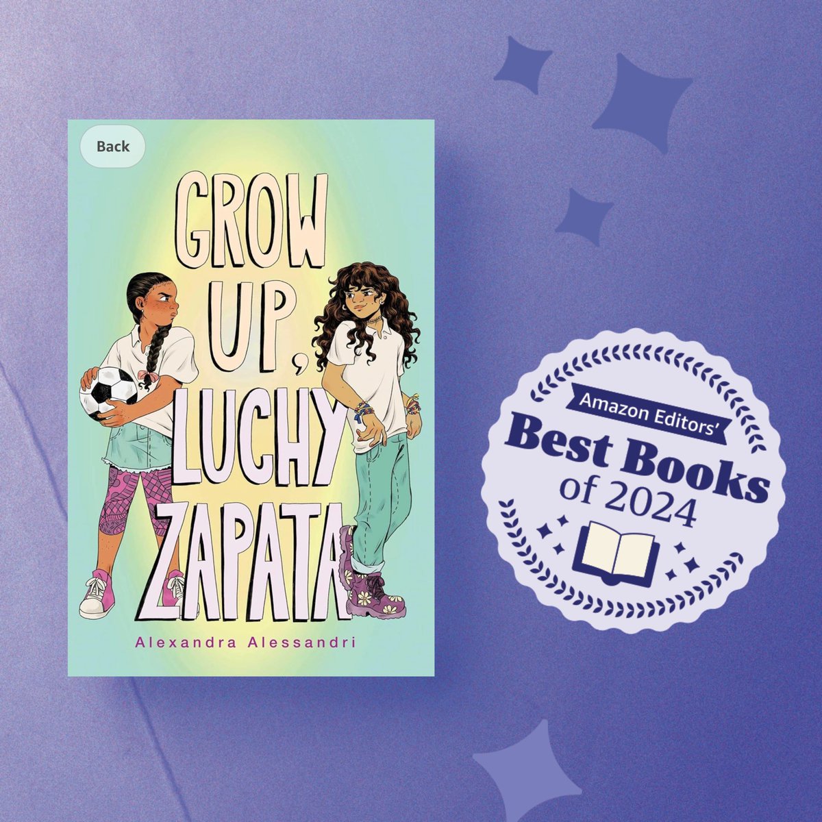 🌺 Alexandra Alessandri (updates only) 🌺 (@apalessandri) on Twitter photo Thank you! I am so excited to share that GROW UP, LUCHY ZAPATA has been selected as one of the Best Books of 2024 by the <a href="/amazonbooks/">Amazon Books</a> editors! Thank you! I am so excited to share that GROW UP, LUCHY ZAPATA has been selected as one of the Best Books of 2024 by the <a href="/amazonbooks/">Amazon Books</a> editors!
