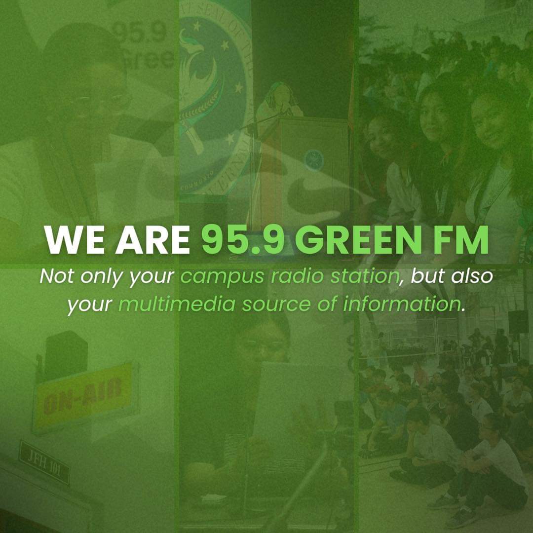 DWSU 95.9 Green FM began in 2005 as a radio station of DLSU-D providing entertainment and news.

Now, in 2024, it continues to transcend beyond the 95.9 frequency through the fusion of traditional &amp; digital media.

Our promise that Green FM is the “Radyo ng Lahat, Para sa Lahat”.