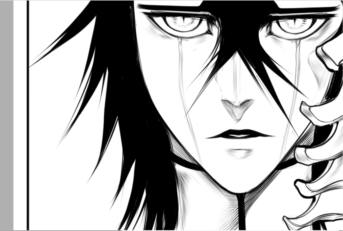 ManticorePoison's tweet photo. I'll share a portion of the page I'm preparing for marathon week.✨
#Ulquiorra #Orihime #Ulquihime #ウル織 https://t.co/EqyAl4jIyT