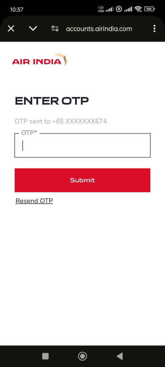 MaroofGM's tweet photo. @airindia no otp received and cannot login to system to book any tickets. And no available agents.

I don't things so Air India fly high again #AirIndia #problems https://t.co/AemsBBK40f
