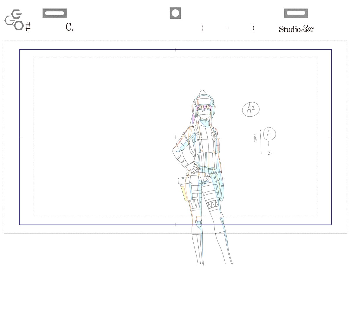 yshjsw's tweet image. I participated as 2nd key animator/ 第二原画 for ep #07 of SAO Alternative: Gun Gale Online II. Ogawa-san, thank you for the opportunity 🙇♀️
Here's the 2nd key that I did for #06 and #07. Received permission to upload.
#ggo_anime