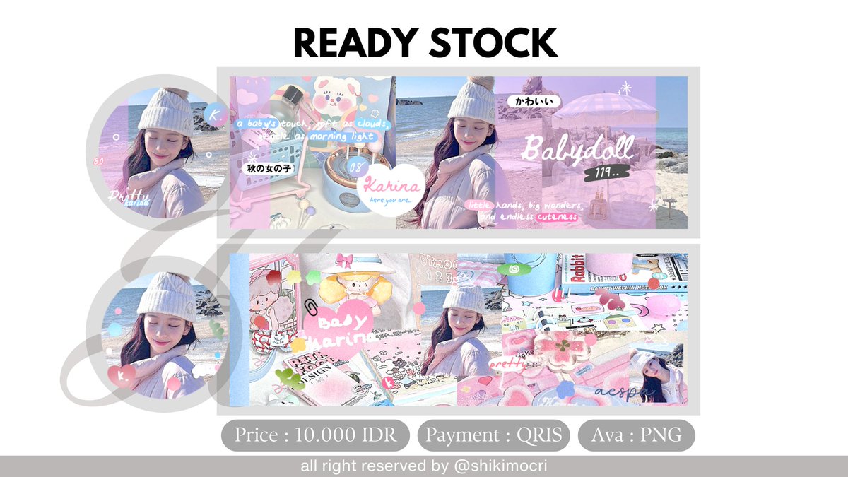 repost will be appreciated! 💭

haloo teman-teman! aku bawa layout ready stock karina update terbaru! ada bisa ketuk dm ku untuk menjemput. harga tertera! [free retext nama] 🌸

#zonauang