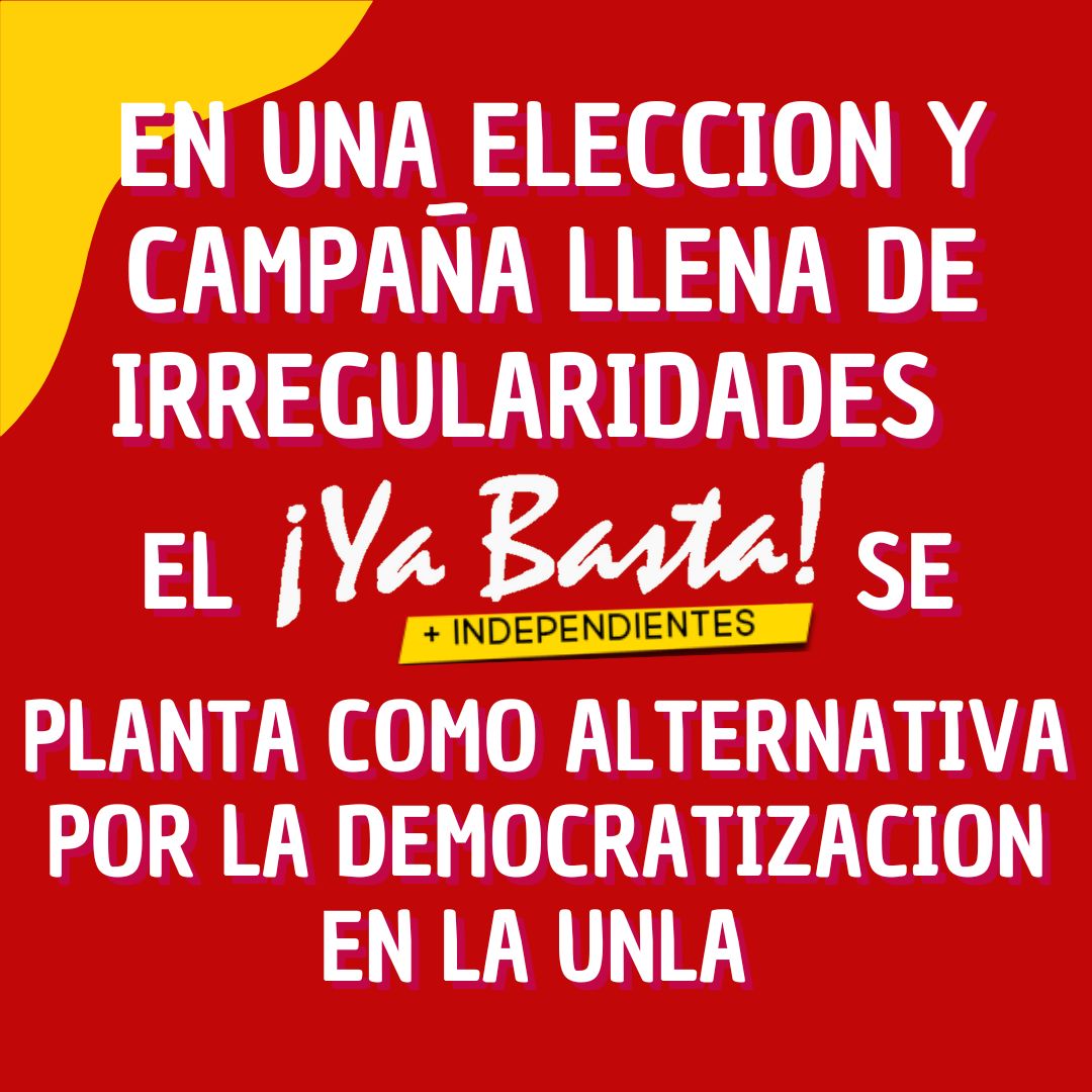 Ya Basta-Las Rojas UNLa tweet media
