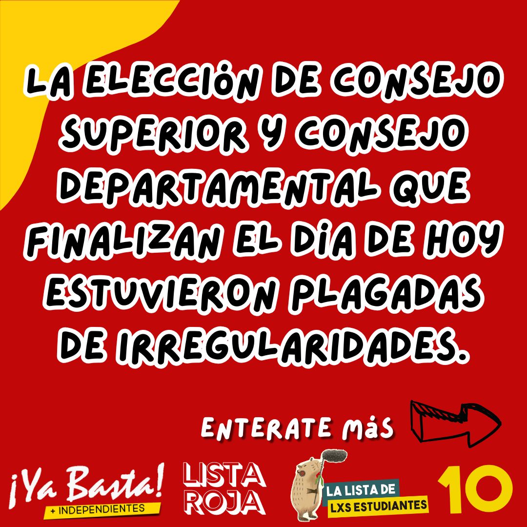 Ya Basta-Las Rojas UNLa tweet media