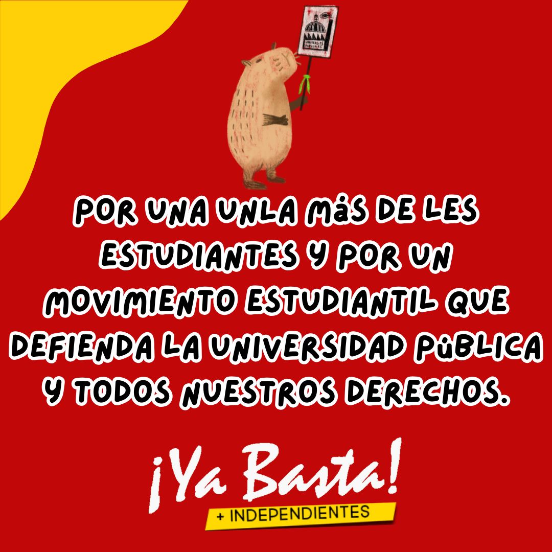 Ya Basta-Las Rojas UNLa tweet media