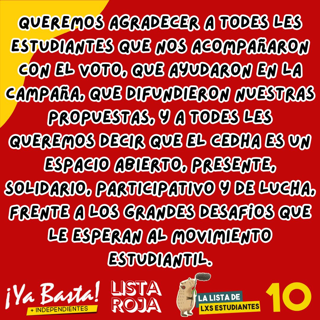 Ya Basta-Las Rojas UNLa tweet media